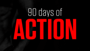 90 days of action. No equipment program. Combines strength, cardio, endurance, core by: darebee.com