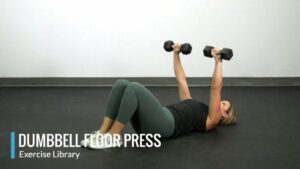 Dummbell floor press by: OPEX Fitness