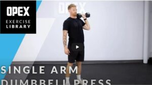 Singlearm dummbell press by: OPEX Fitness