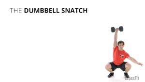 Dumbbell snatch by: CrossFit