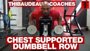 Chest supported dumbbell row by: T Nation