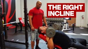 Dumbbell incline press by: T Nation