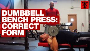 Dumbbell bench press by: T Nation