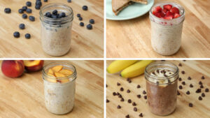 Kid friendly overnight oats 4 ways by: Tasty 