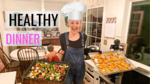 3 ingredient easy healthy dinner by: Family Fulfillment Project 
