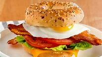Breakfast bagel sandwich by: Alan Thrall 