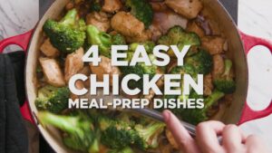 4 amazing chicken meal prep recipes to add to your week by: Tastemade