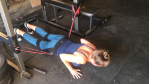 Banded Rack Pushup by: Testosterone Nation