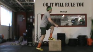 Box Jumps Scaled by: Fitnthirty Challenge