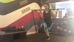 Curtsey Lunges with Barbell by: Wendi Brungraber