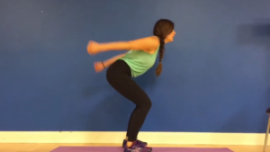 Frog Jump-Broad Jump Squat Alternative Modification Exercise by: Jaime Jefferies