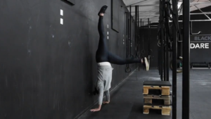 Handstand Progressions- Kick up with wall and Common Mistakes by: Black Box Athletics