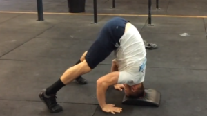 Handstand Pushup Modification by: Crossfit Redux