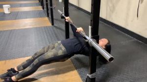 Inverted Barbell Row by: Crossfit Davidson