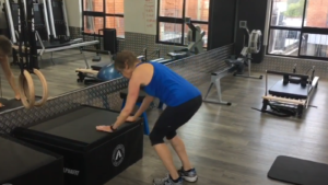 Modified Burpees Deadlift - Hip Hinge and Vertical Push Above Shoulder Height by: Physio Detective