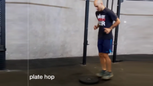 Movimentos Do Crossfit Plate Hop by: KOR Crossfit