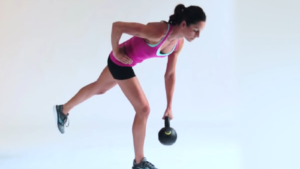 One Kettlebell Single Leg Deadlift by: Purple Patch Fitness