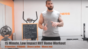 15 Minute' Low Impact hiit Workout For Bad Knees - (BODYWEIGHT ONLY) by: Zeus Fitness