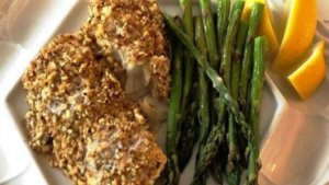 Low-Carb Almond Crusted Cod: with Dijon Mustard by: Farm to Jar