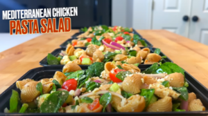 The Perfect Summer Meal Prep Dish | Mediterranean Chicken Pasta Salad by: Josh Cortis