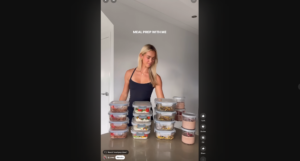 meals prepped ready for a big week of training by: Olivia May