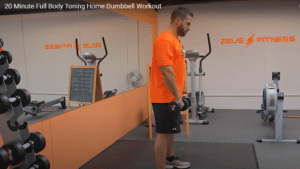20 Minute Full Body Toning Home Dumbbell Workout by: Zeus Fitness