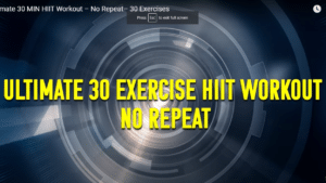 Ultimate 30 MIN HIIT Workout – No Repeat– 30 Exercises by: Funk Roberts
