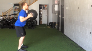 Standing Medicine Ball Chest Pass by: Viking Strength System