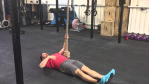 The rope climb basket by: CrossFit