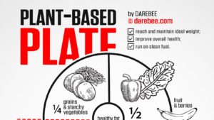 Plant based Plate by: Darebee