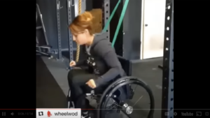 Seated band assisted deadlift by: WheelWOD