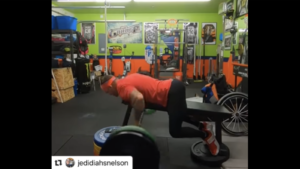 Prone rows for seated athletes by: WheelWOD
