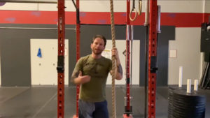 Rope Climb progression for standing athletes by: WheelWOD