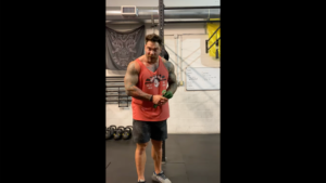 Mobility drill to improve your front rack for front squats by: Szatstrength