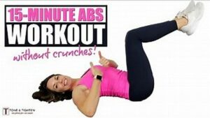 Beginner ab worout without crunches by: Tone and Tighten 