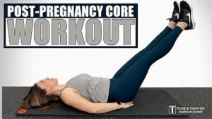 Advanced postpartum core workout by: Tone and Tighten 